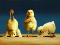 Yoga Chicks Fine Art Print