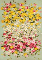 Festone di Fiori (azure) Fine Art Print