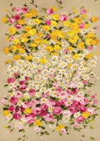 Festone di Fiori (beige) Fine Art Print
