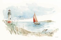 Seaside Journey I Fine Art Print