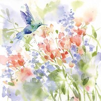 Hummingbird Meadow Fine Art Print