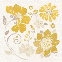 Spanish Impressions III Yellow Fine Art Print