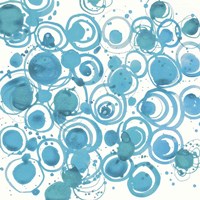 Dizzy Soft Blue Crop Fine Art Print