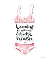 Lingerie Laundry I Framed Print