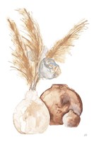 Vase Gray Lotus Pods Fine Art Print