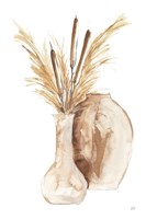 Vase Cattails Fine Art Print