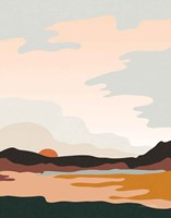 Hills and Valleys III Boho Fine Art Print