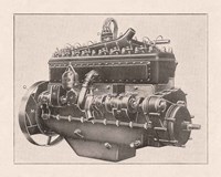 French Engine II Framed Print