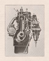 French Engine I Fine Art Print