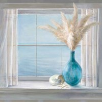 Seaside Cottage View Shell Fine Art Print