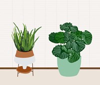Potted Plant Friends II Fine Art Print