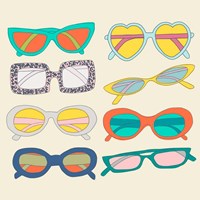 Retro Sunglasses Fine Art Print