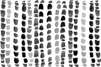 Black and White Raindrops Fine Art Print