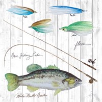 Fish and Tackle I Fine Art Print