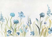 Blue Wildflowers Fine Art Print