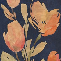 Dark Orange Tulips I Fine Art Print