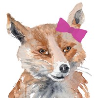 Foxy Lady Square Fine Art Print