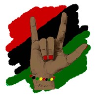 Love Hand Sign Fine Art Print