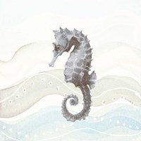 Sea Animal in Waves I Fine Art Print