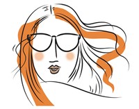 Relaxed Lady Fine Art Print