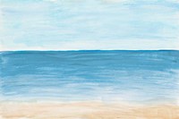 Horizon Against The Sea Fine Art Print
