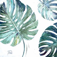 Organic With Blues I Framed Print