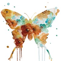 Mis Flores Butterfly I Framed Print