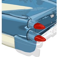 Vintage Car Shot II Fine Art Print