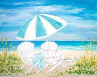 Beach Umbrella Fine Art Print