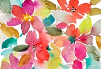 Contemporary Red Blooms Fine Art Print