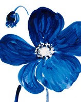 Cobalt Garden III Fine Art Print