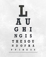 Eye Chart Typography II Fine Art Print