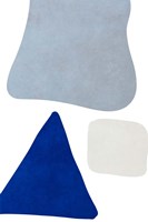 Blue Simple Shapes I Fine Art Print