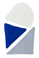 Blue Simple Shapes II Fine Art Print