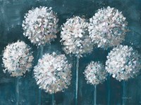 Simple Agapanthus Dark Fine Art Print