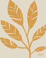 Retro Botanical Sketches III Crop Framed Print