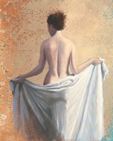 After the Bath Coral Fine Art Print