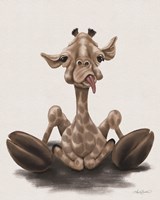 Jeffrey the Giraffe Fine Art Print