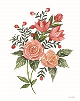 Botanical Roses Framed Print