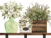 Farm House Florals Fine Art Print