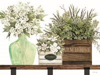 Farm House Florals Fine Art Print