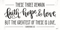 Faith, Hope & Love Fine Art Print