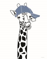 Team Roster Giraffe Framed Print