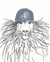 Team Roster Lion Fine Art Print