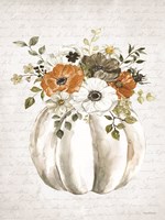 Pumpkin Floral Fine Art Print