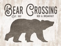 Bear Crossing Fine Art Print