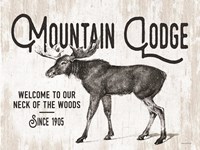 Mountain Lodge Fine Art Print