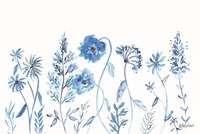Wildflowers in Blue Fine Art Print