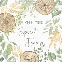 Natures Leaves V Sage Fine Art Print