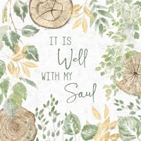 Natures Leaves IV Sage Fine Art Print